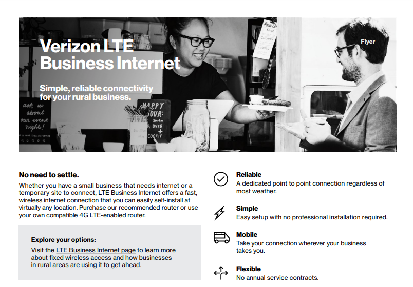  Verizon LTE Business Internet